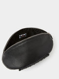 Osprey London Rugger Leather Washbag black pebble grain, imported from the UK