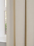 Furn ecru chenille pencil pleat blackout curtains, UK version