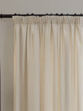Furn Ecru Lightweight Chenille Pencil Pleat Super Thermal Curtains