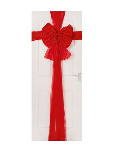 Next Premier Decorations Ltd Red Christmas Door Bow 48cm x 60cm- Buy online at McGrocer