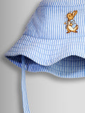 JoJo Maman Bébé blue Peter Rabbit embroidered sun hat (British brand)