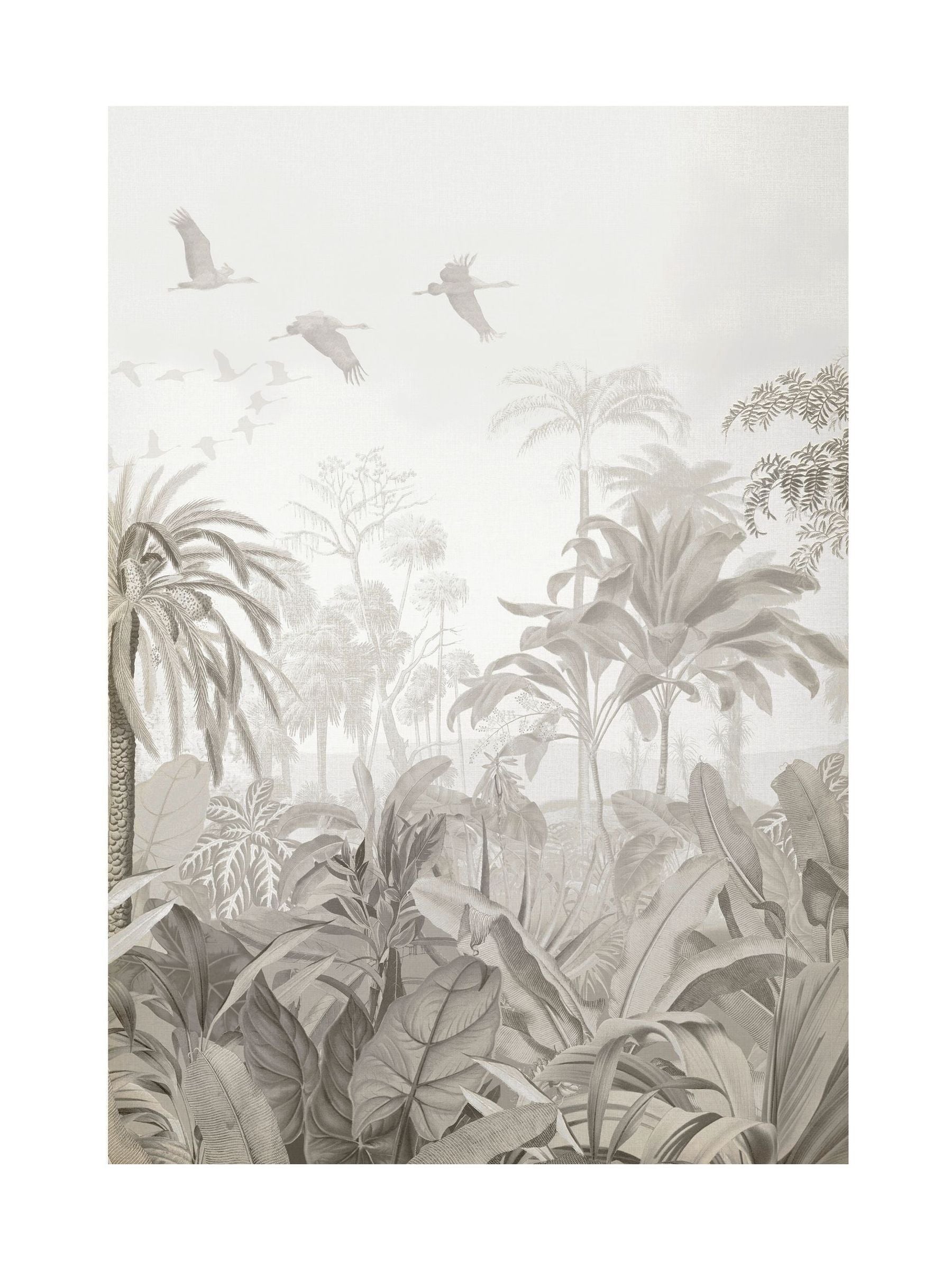 Graham & Brown Paradise Jungle Taupe wall art (British brand)