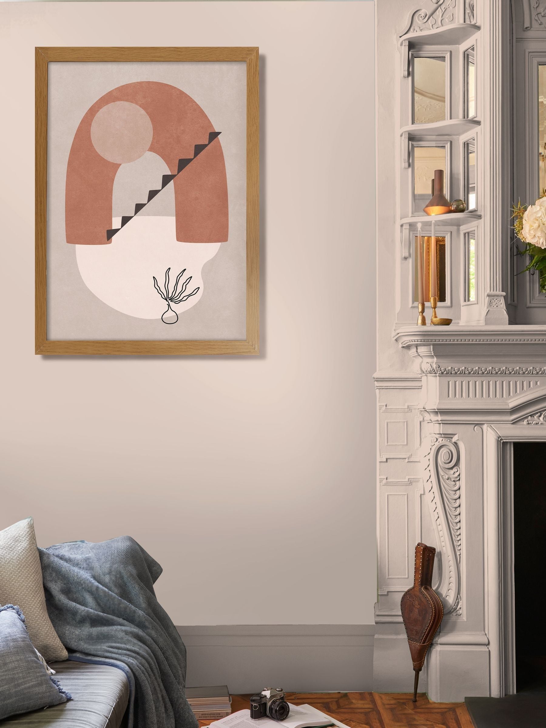 Graham & Brown Natural Terracotta Archway Wood Frame, UK version