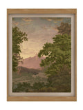 Graham & Brown Multicolour Sketch Forest Sunset Wood Frame