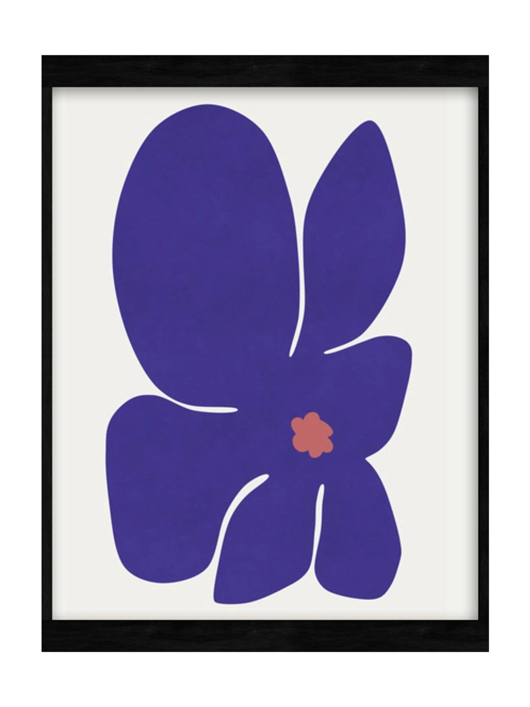Graham & Brown Blue Abstract Flower Frame