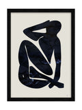 Graham & Brown Multicolour Silhouette Form Black Frame wall art (British brand)