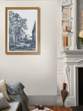 Graham & Brown Black/White Stately Manor Wood Framed Wall Art