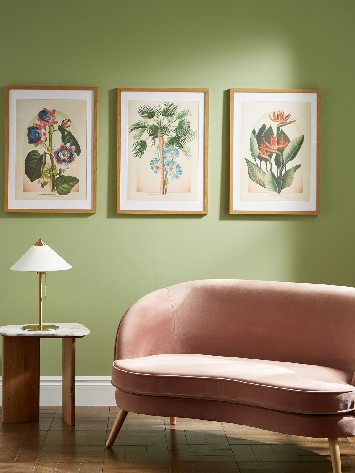 Graham & Brown exotic floral wood frame - British product