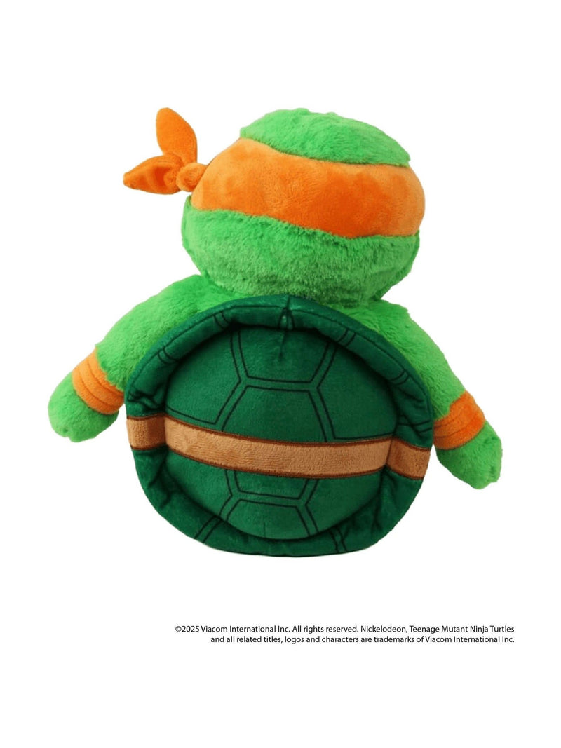 Warmies orange Michelangelo large heatable soft toy, UK version