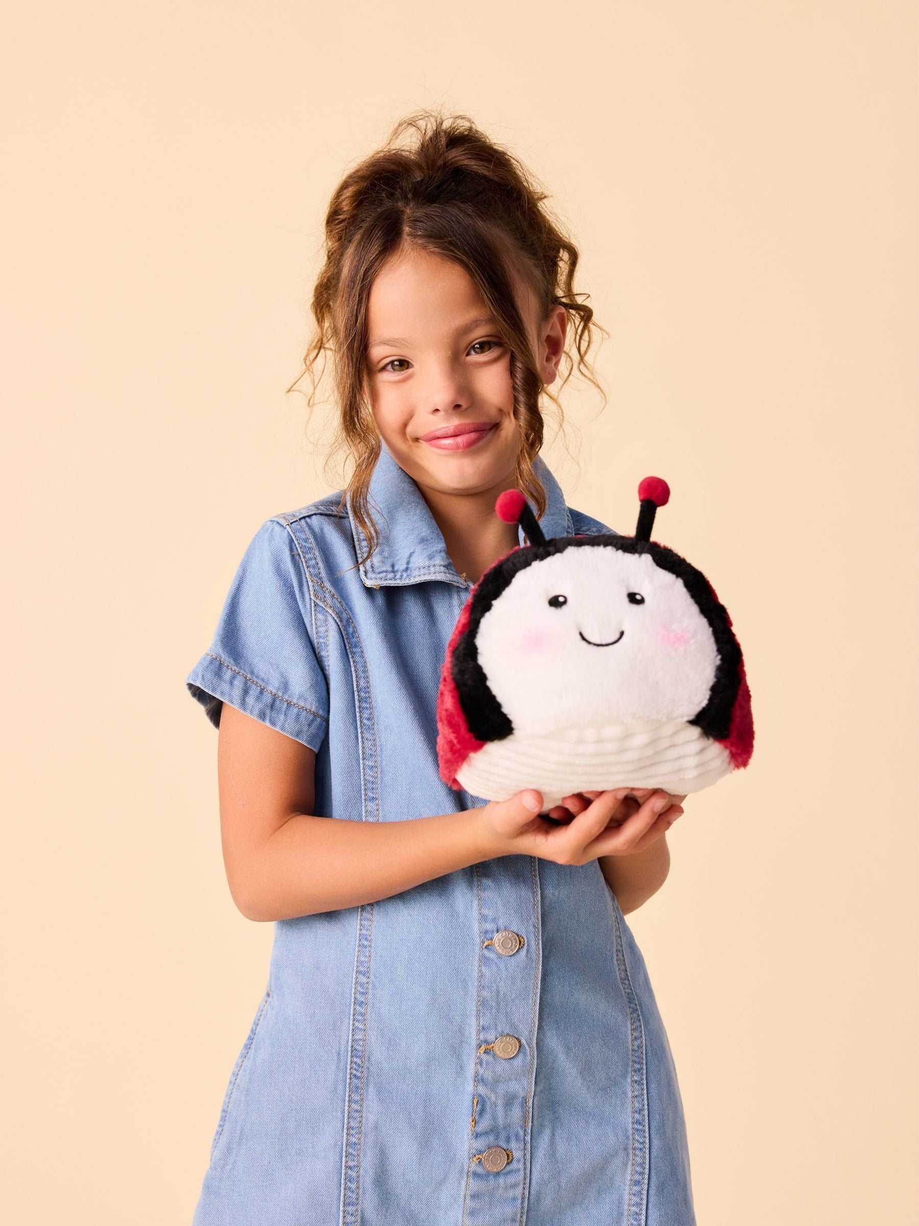Warmies red ladybird heatable soft toy large, imported from the UK