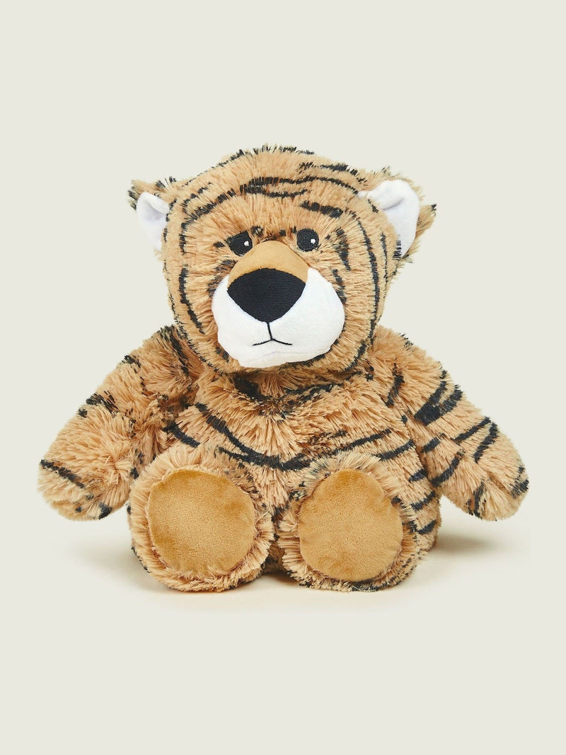 Warmies Brown Large Tiger heatable soft toy (British brand)