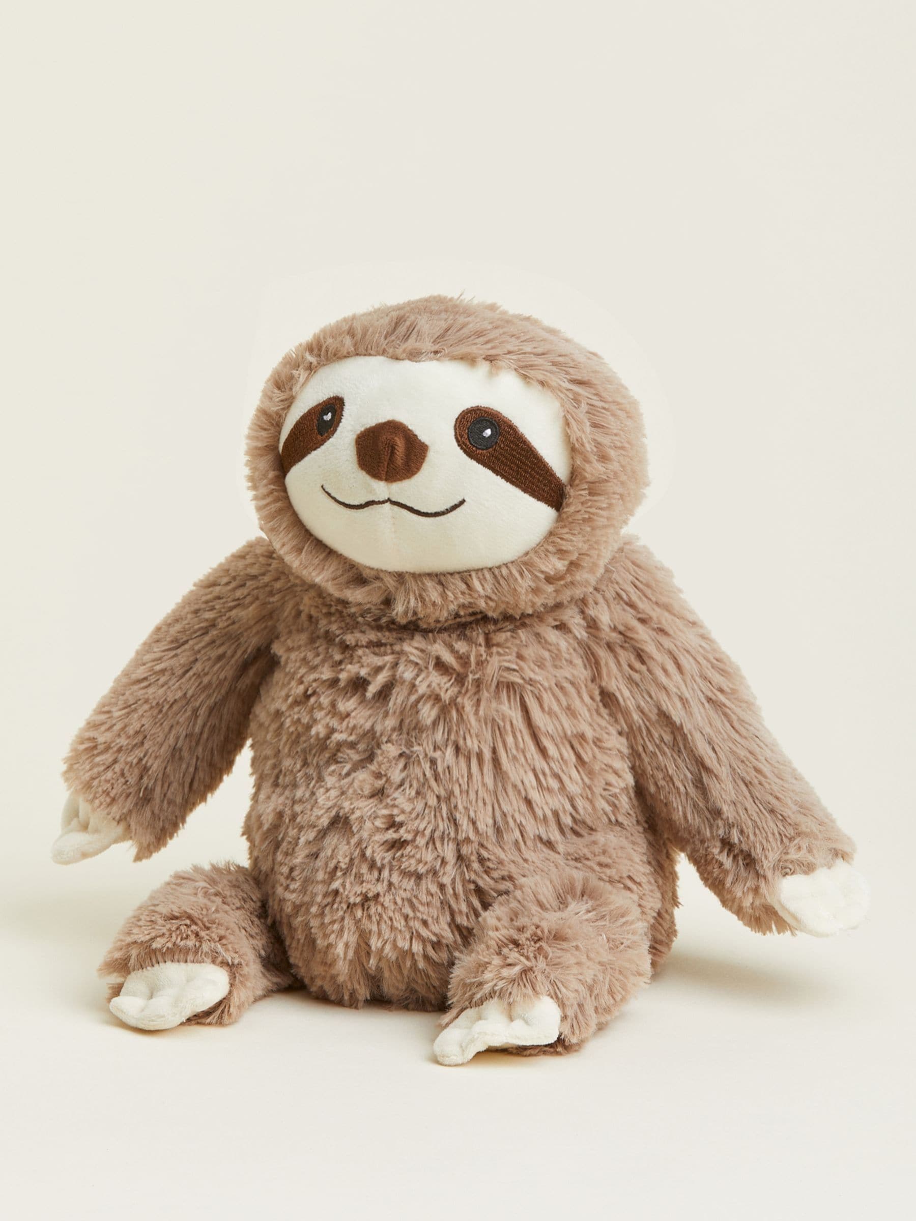 Warmies heatable sloth soft toy large brown - British product