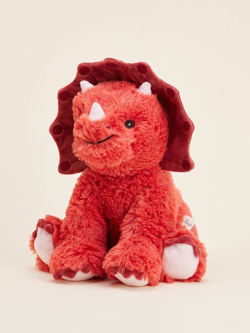 Warmies heatable soft toy Red Large Triceratops, imported from the UK