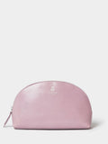 Osprey London Wentworth purple leather make up bag, UK version