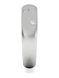 The Diamond Store sterling silver lab diamond ring 0.26ct, imported from the UK
