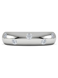 The Diamond Store sterling silver lab diamond ring 0.26ct, imported from the UK