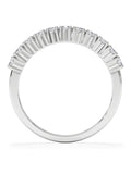 White Twilight 0.50ct lab diamond ring 9K white gold (British brand)