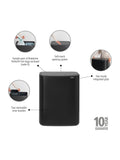 Brabantia Matt Black Bo Touch Bin 2 x 30L - British product