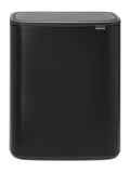 Brabantia Matt Black Bo Touch Bin 2 x 30L - British product