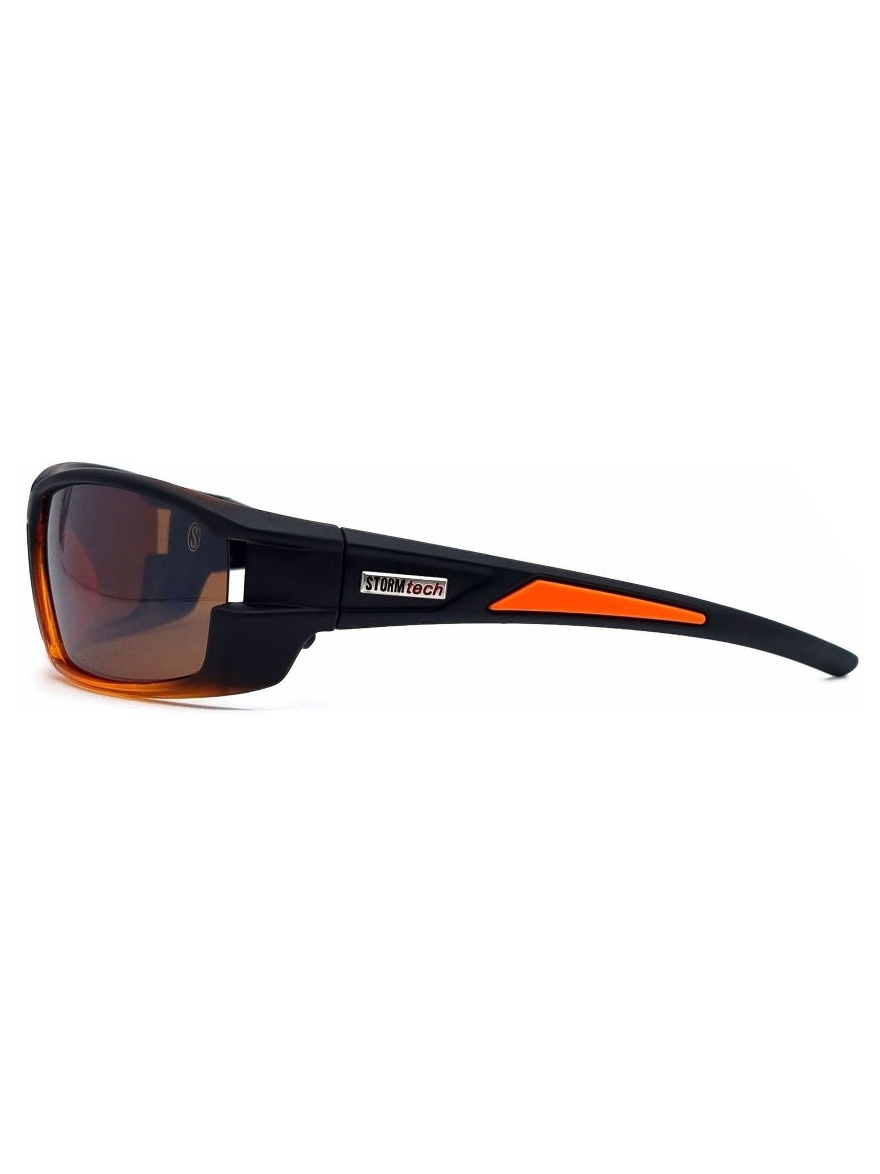 STORM orange Stormtech Anaxibia sunglasses, imported from the UK