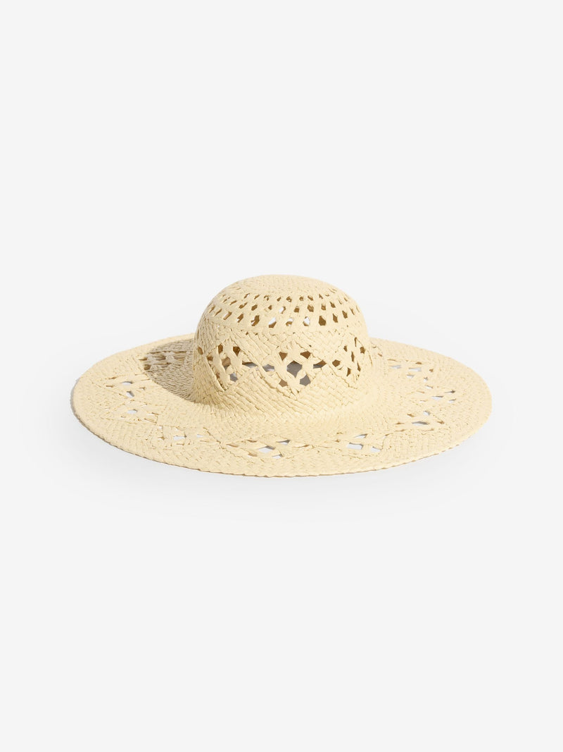 Friends Like These natural oversized beach hat - British product