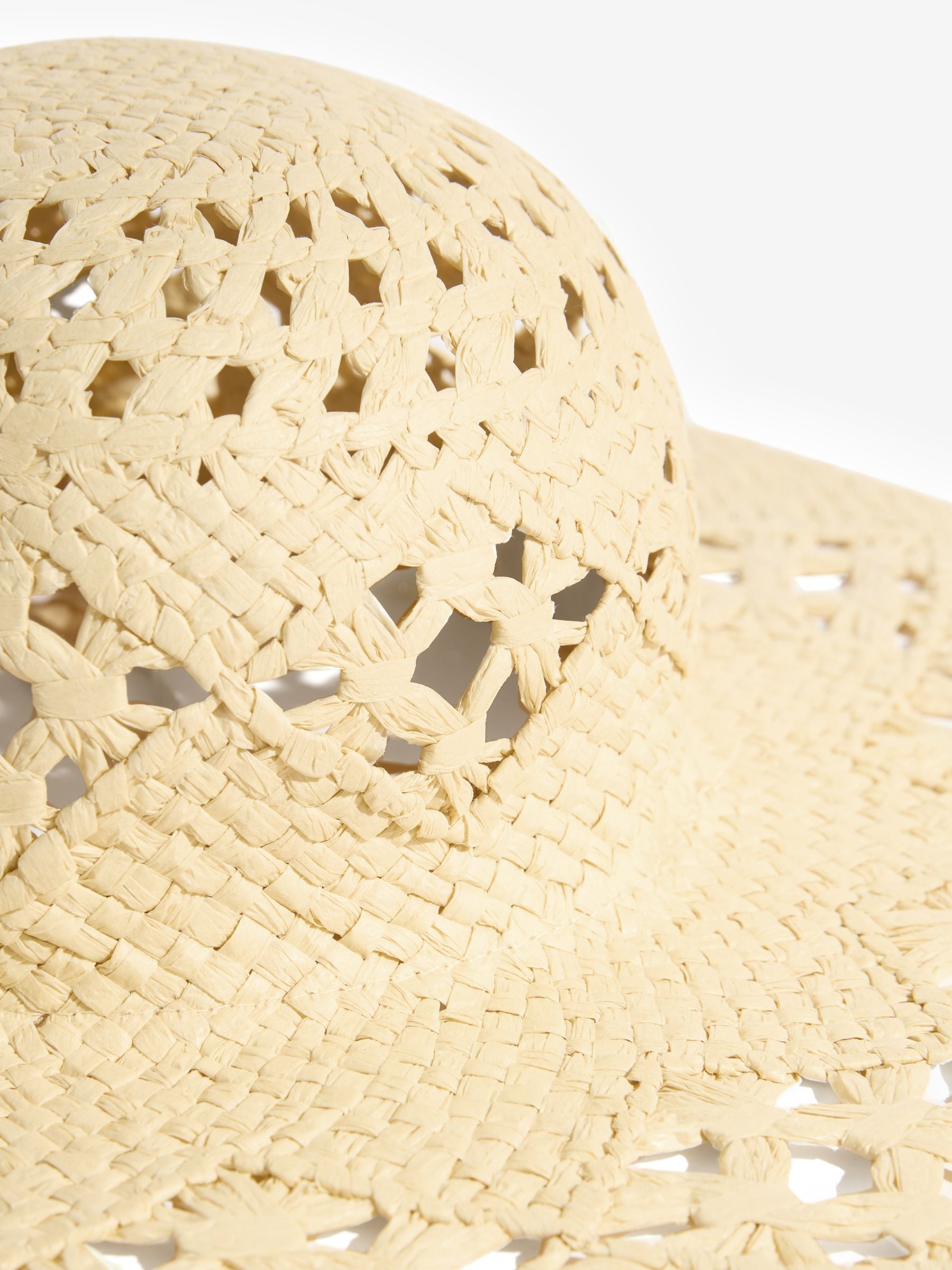 Friends Like These natural oversized beach hat - British product
