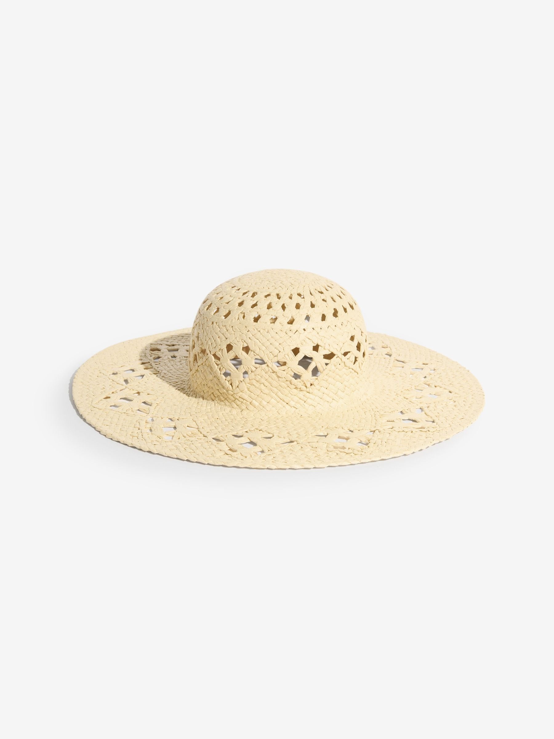 Friends Like These natural oversized beach hat - British product