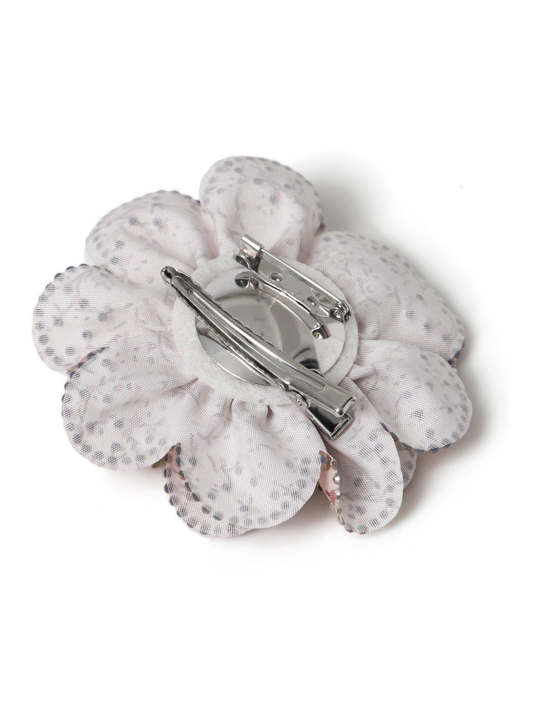Aela sparkly flower hair clip brooch, imported from the UK