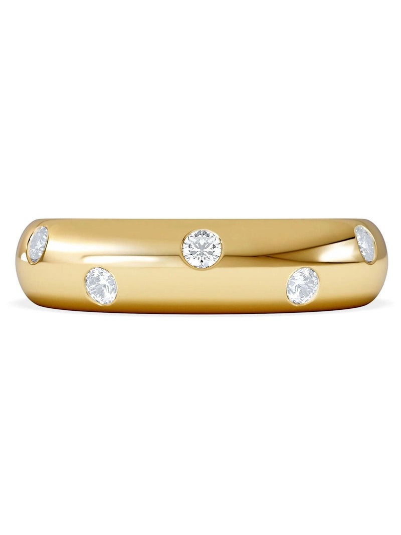 The Diamond Store white seamless lab diamond ring 0.26ct (British brand)