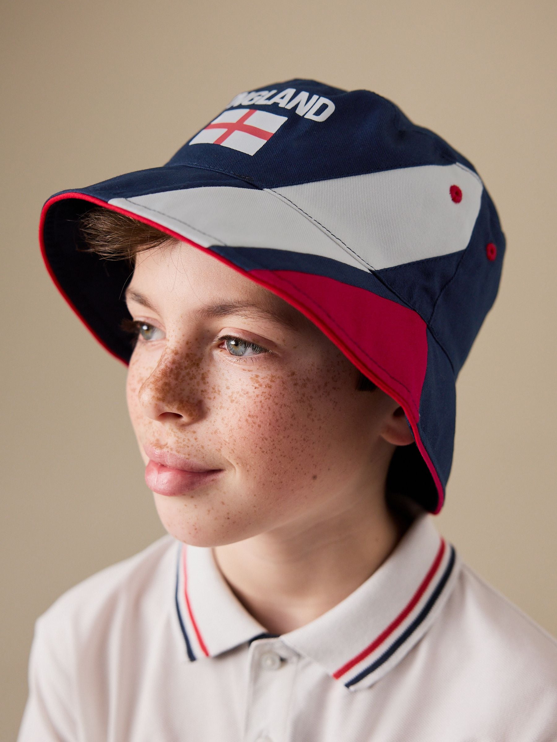 England bucket hat for kids FIFA 2026 navy - British product