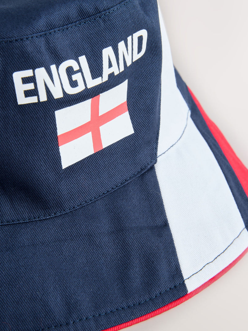 England bucket hat for kids FIFA 2026 navy - British product