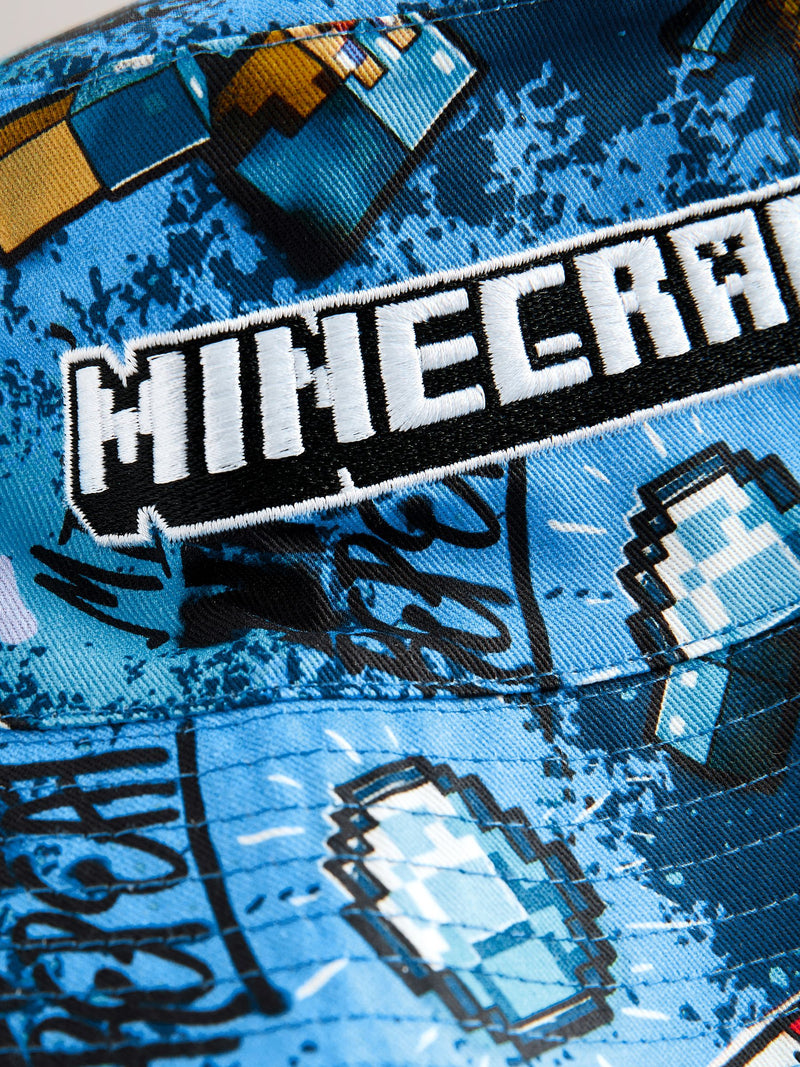 Minecraft bucket hat all-over print kids hat - British product