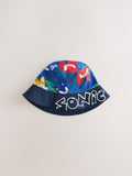 Sonic bucket hat blue black for kids 3-13yrs, UK version