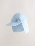 Reversible legionnaire hat for children in blue and white - British product