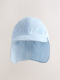 Reversible legionnaire hat for children in blue and white - British product