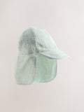 Sage Green Reversible Legionnaire Hat (3mths-10yrs)