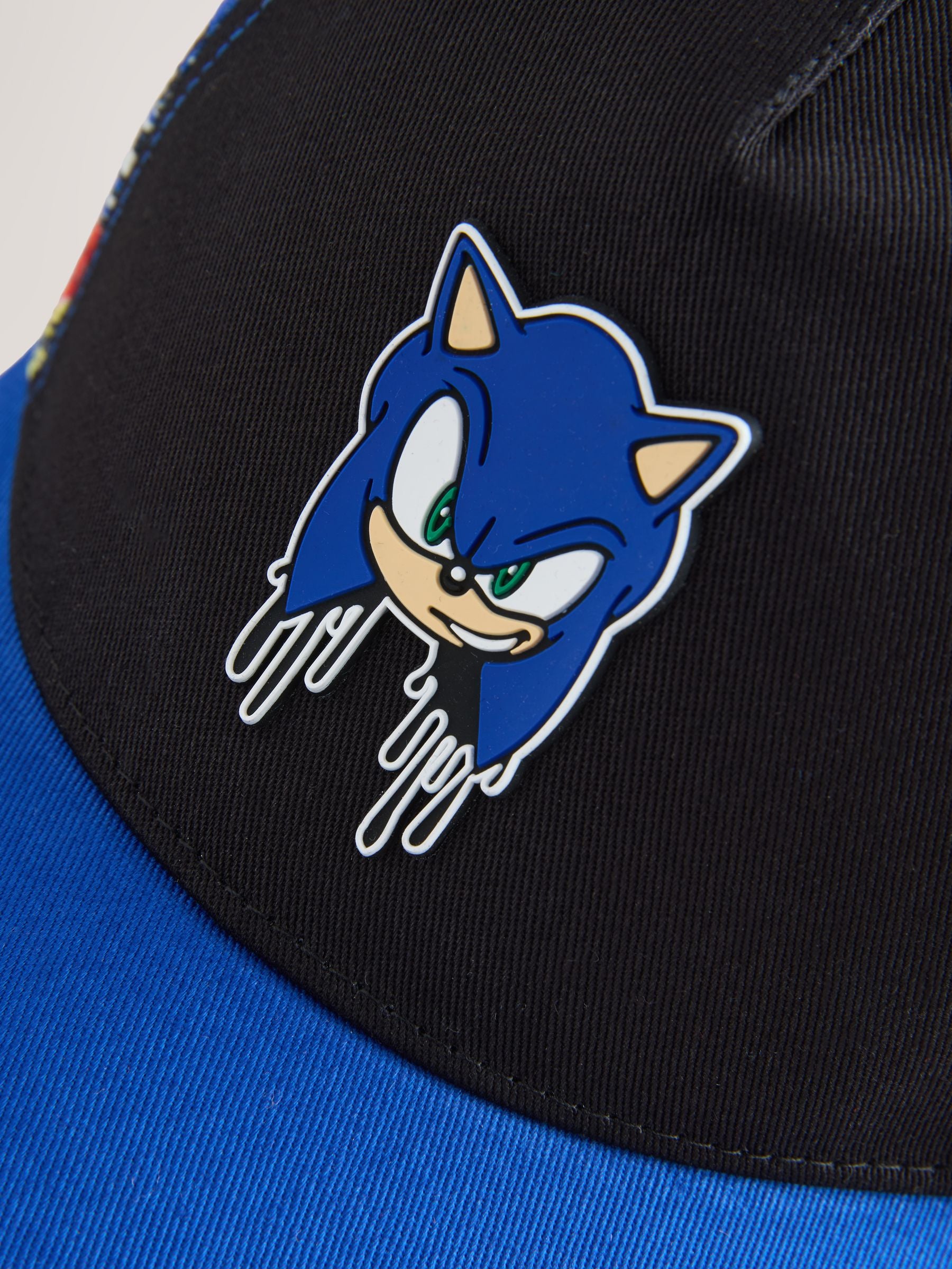 Sonic the Hedgehog blue black baseball cap 3-13yrs - British product