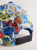 Sonic the Hedgehog blue black baseball cap 3-13yrs - British product
