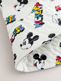 Disney Mickey Mouse all-over-print bucket hat ecru white (British brand)