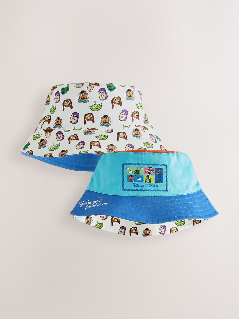 Toy Story reversible bucket hat blue orange kids - British product