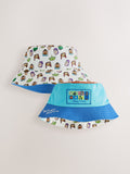 Toy Story reversible bucket hat blue orange kids - British product