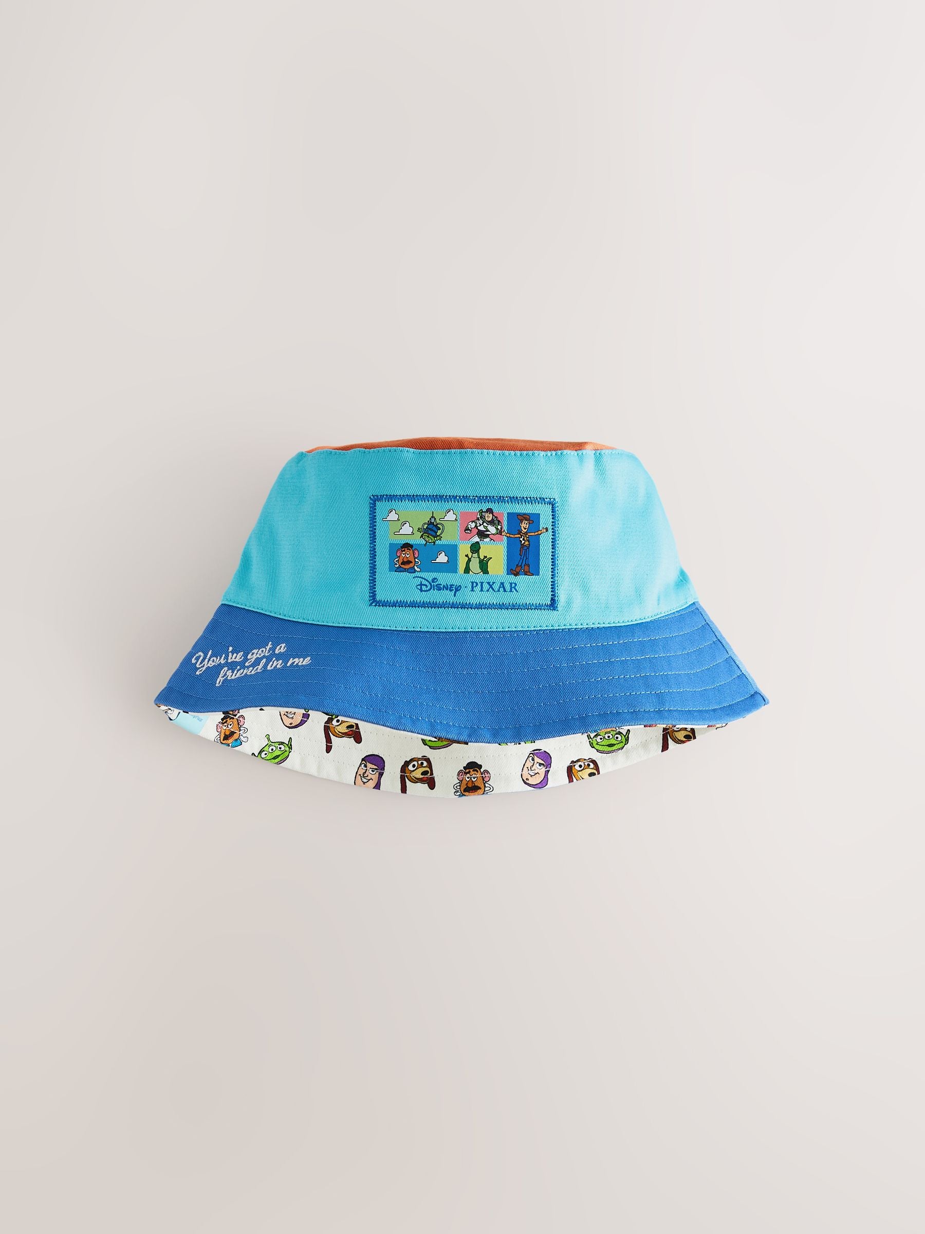 Toy Story reversible bucket hat blue orange kids - British product