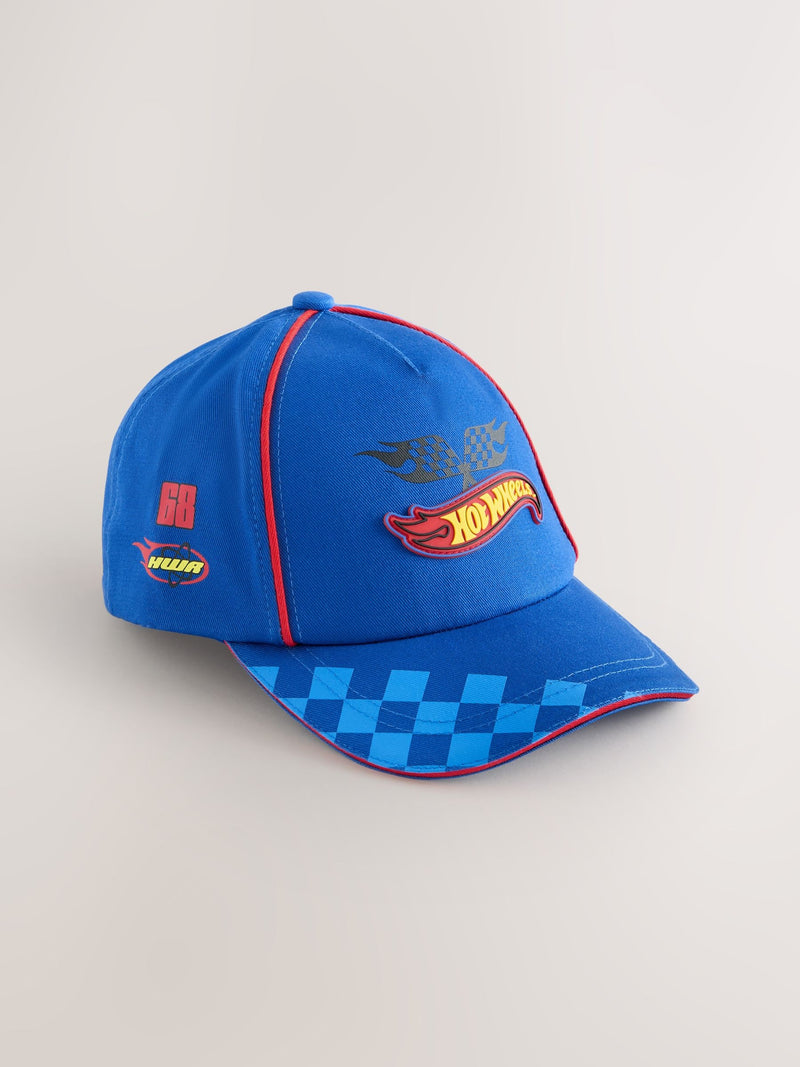 Hot Wheels baseball cap blue and red for kids 1-10 years (British brand)