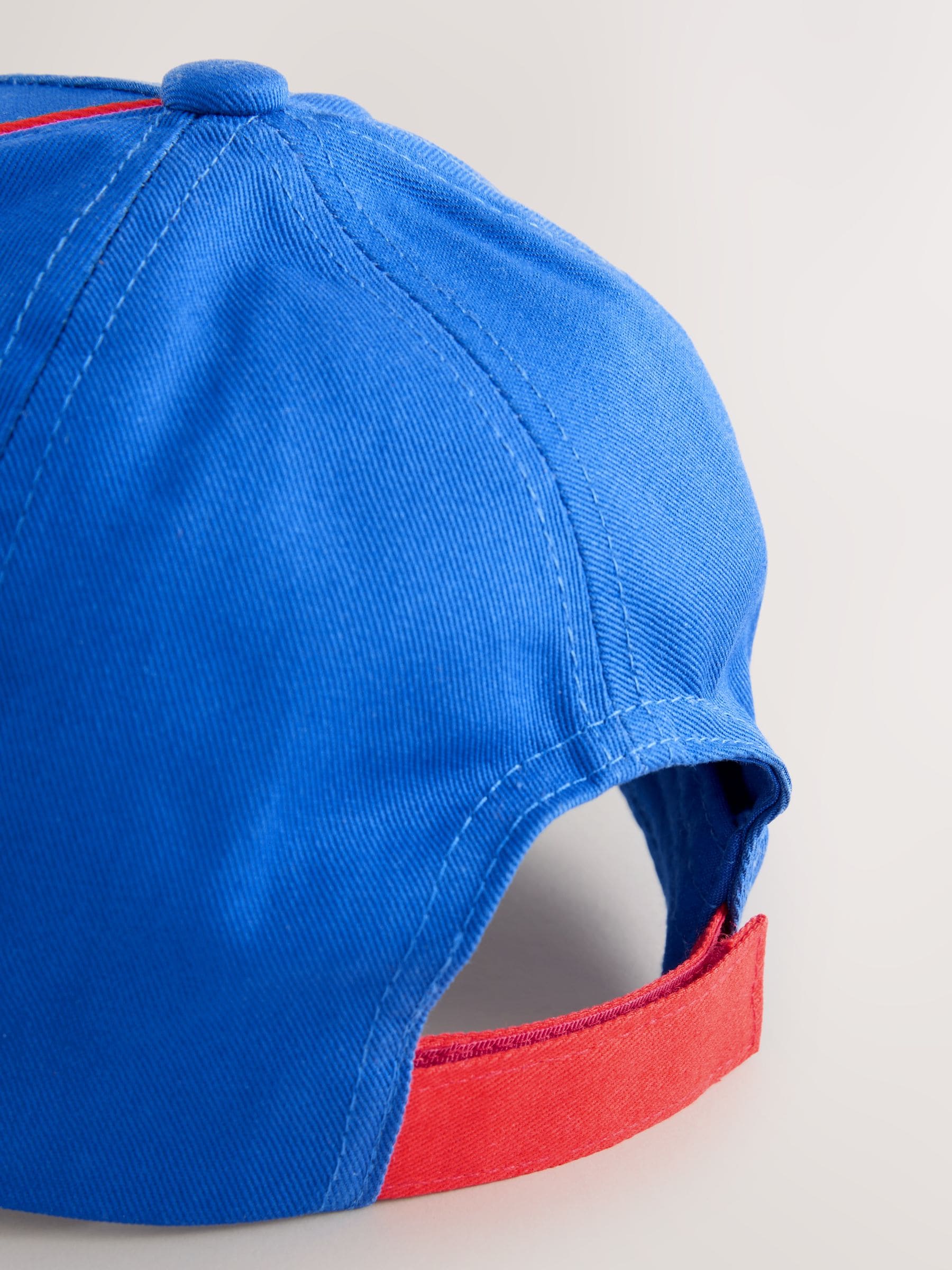 Hot Wheels baseball cap blue and red for kids 1-10 years (British brand)