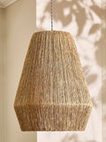 Dibor Natural Adleigh jute ceiling pendant shade, imported from the UK