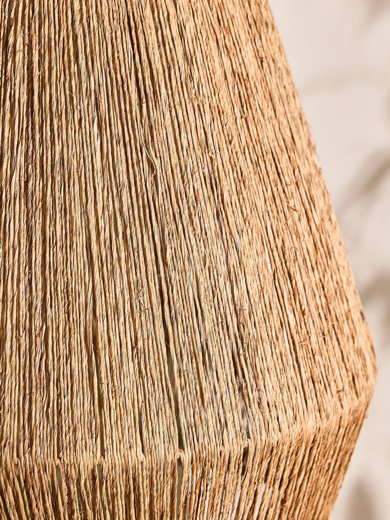 Dibor Natural Adleigh jute ceiling pendant shade, imported from the UK