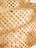 Dibor natural bamboo ceiling shade 30x30cm, UK version