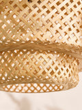 Dibor natural bamboo ceiling shade 30x30cm, UK version