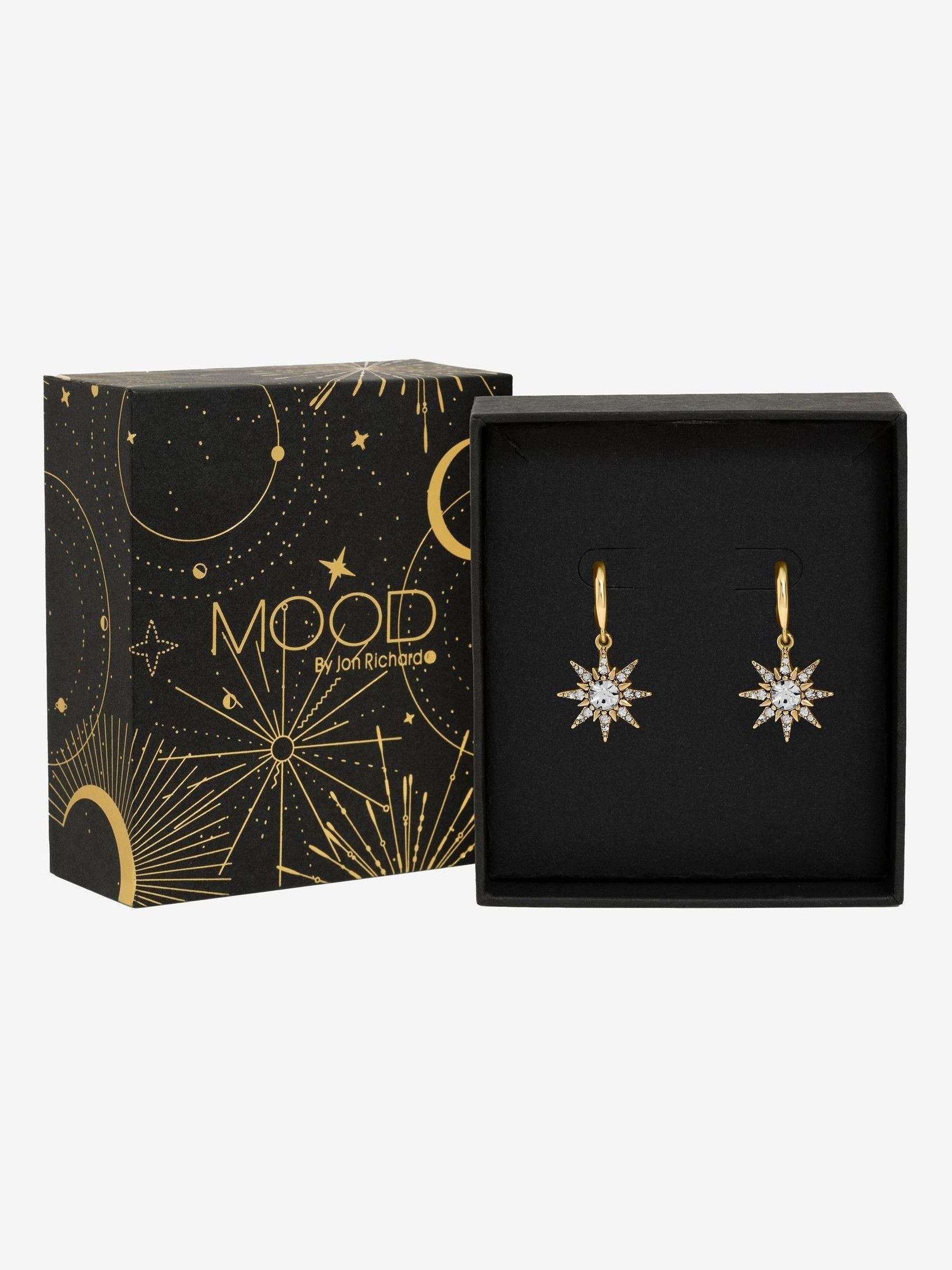 Mood Gold Plated Celestial Earrings - Gift Box