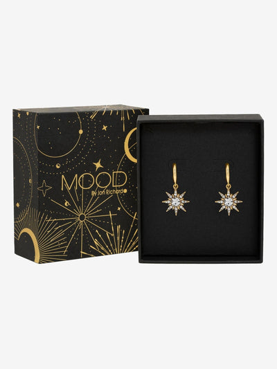 Mood Gold Plated Celestial Earrings - Geschenkbox
